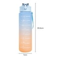 thumbnail image 6 of 750ml Water Bottle with Straw and Time Marker, Motivational BPA Free Leakproof Sports Water Jug for Fitness, Gym, Camping and Outdoor, 6 of 7
