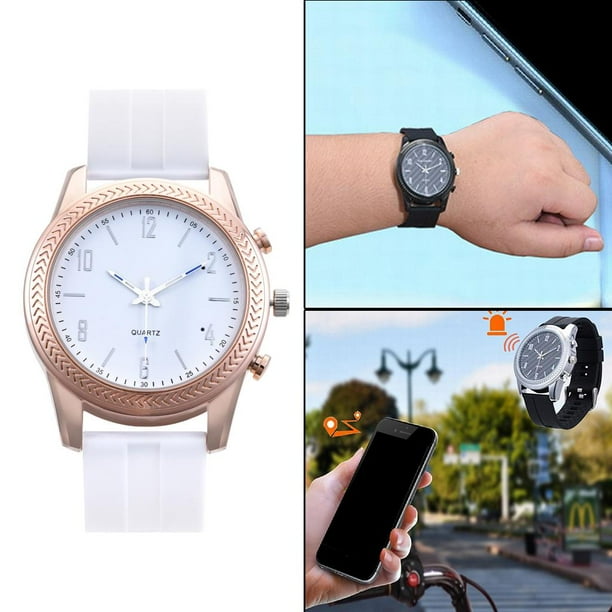 2x Cuarzo Bluetooth 5.1 Puntero Reloj Manos libres Llamada externo para hombres Mujeres Negro Blanco Sunnimix reloj inteligente bluetooth Walmart en linea