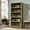 Lintel Oak, variant on Bowery Hill Transitional Engineered Wood 5-Shelf Bookcase in Laurel Oak