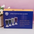 thumbnail image 3 of Vasos para fuente de soda Chefcaptain Classic, 460 ml, juego de 4, 3 of 3