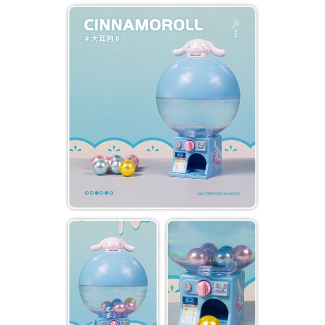 Sanrio-Mini Cápsula de Hello Kitty para niños, juguete de bloques de construcción Gashapon, Kuromi, Cinnamoroll, melodía, regalos de cumpleaños