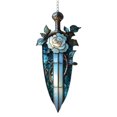 thumbnail image 1 of SIfdSeng My Items White Rose Acrylic Stained Acrylic Window Hanging, 1 of 3
