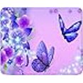 thumbnail image 3 of Purple Butterfly Customized Rectangle Mousepad, Mouse Pad, 3 of 4