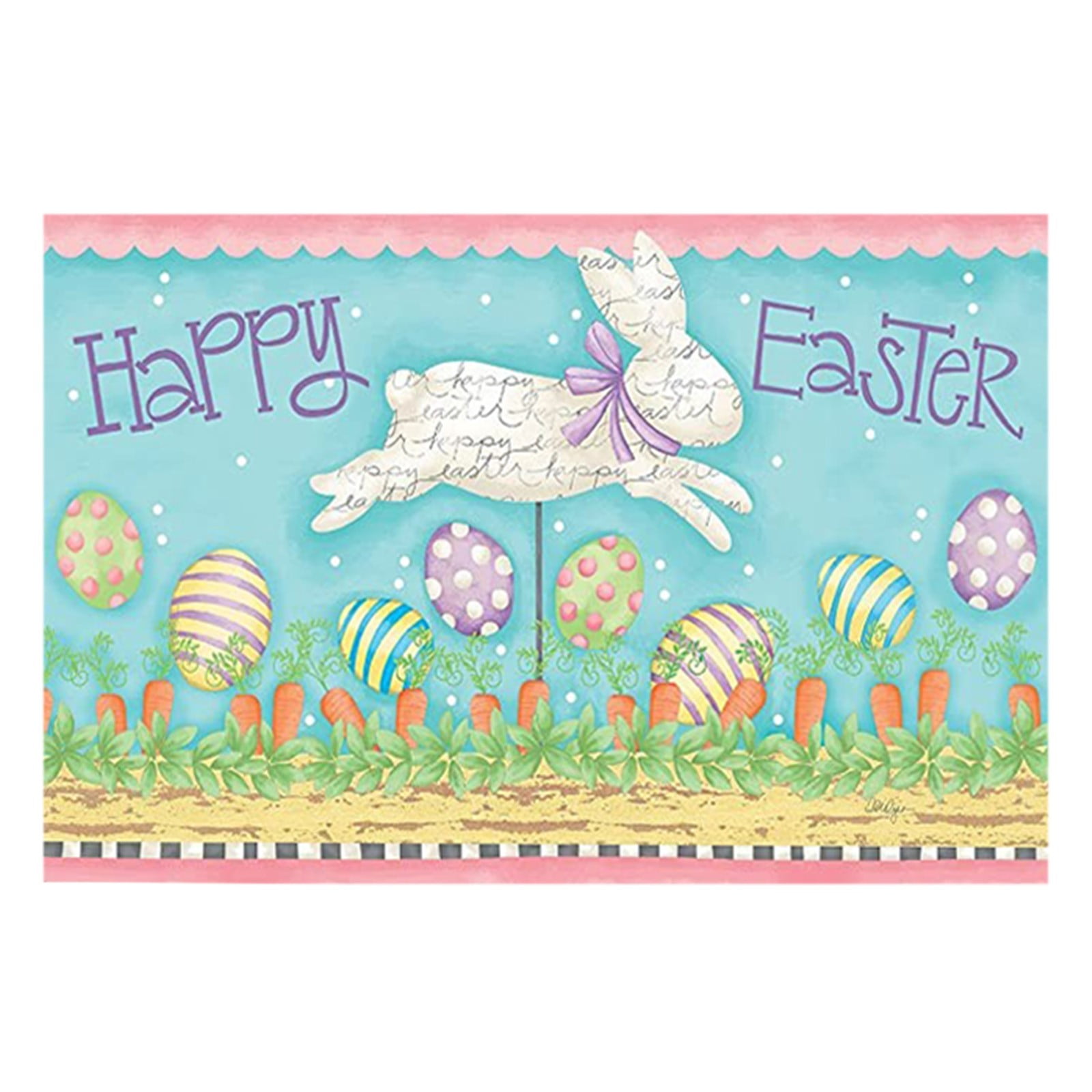 Jpgif Easter Day Decoration Doormat Antiskid Bottom Floor Indoor Outdoor Carpet