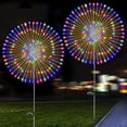 thumbnail image 3 of Cadena de luces LED con cable de cobre solar, decoración navideña, enchufe de tierra, lámpara de humo, luz de diente de león, luz de colores impermeable para exteriores, 3 of 5