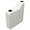 White, variant on Wise DLX3009-204 DLX Series Pontoon Left Radius Arm Rest - Brite White