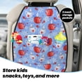 thumbnail image 3 of Kdxio coffee love cup winter Print 2 Pack Car Kick Mat Seat Cover Back Protector Mat with Pockets for Organizer Backseat Protector and Storage Anti Kick Pad for Vehicles, 3 of 6