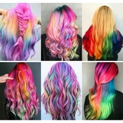 Hair Chalk Pinkiou Temporary Bright Hair Color Dye for Girls Kids, Washable Hair Chalk Set/Kit for Girls New Year Birthday Party Cosplay DIY - 8 Colors