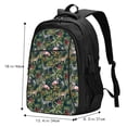 thumbnail image 5 of Daiia Flamingos And Palm Leaves Pattern USB Charging Backpack for Men and Women, Anti-Theft Backpack,Travel Backpack,School Backpack,College Backpack,Laptop Backpack, 5 of 7
