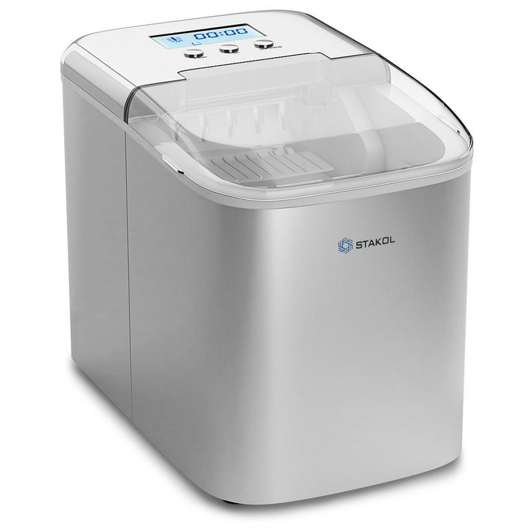 Zell Ice Makers Countertop, Portable Ice Maker Machine 26Lbs/24Hrs