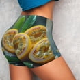 thumbnail image 4 of Goofa Fresh Passion Fruit Still Life Printed Workout Shorts Women Seamless Scrunch Butt Lifting High Waisted Gym Booty Shorts Elastic Workout Shorts-Large, 4 of 8