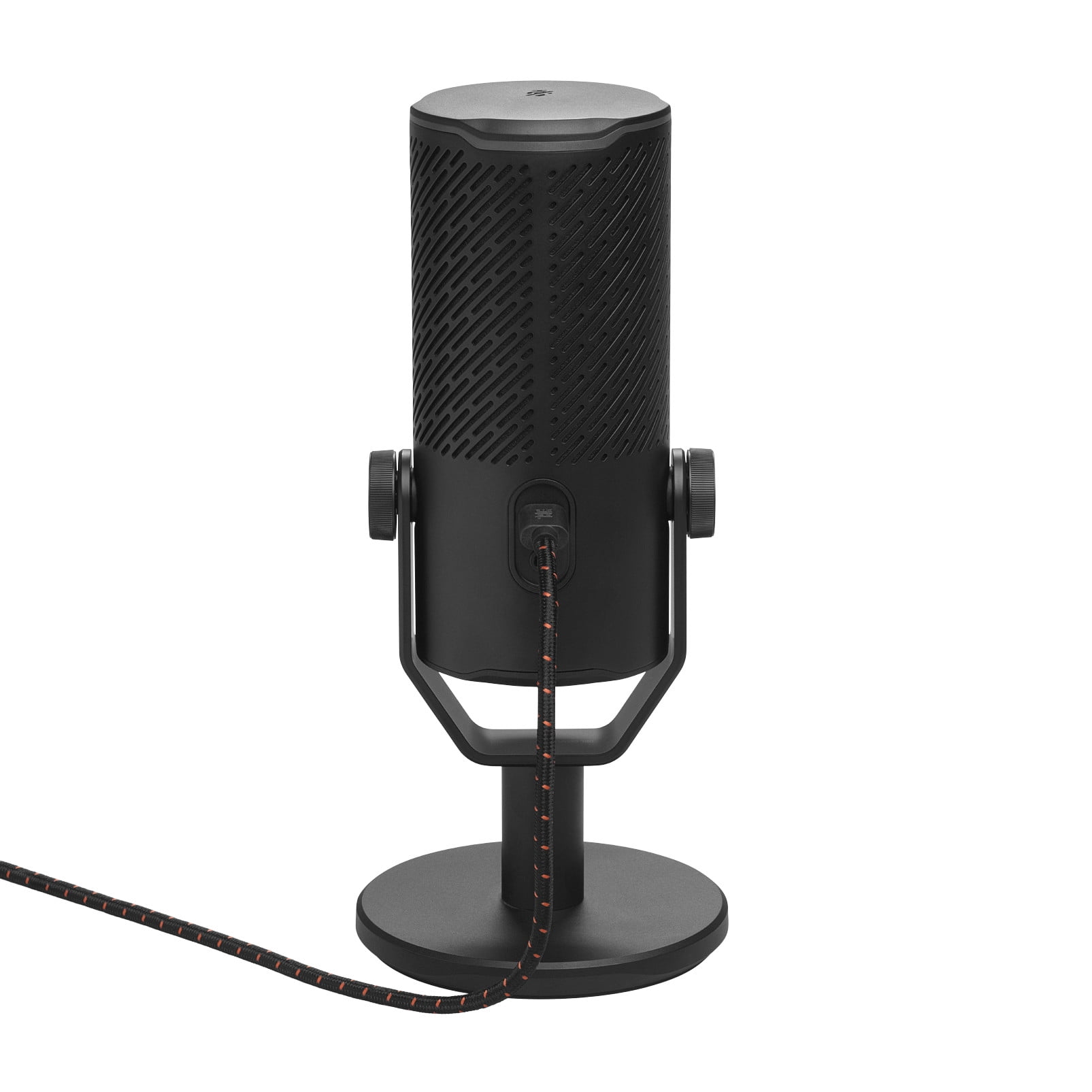 JBL Quantum Stream Studio - Quad pattern premium USB microphone for streaming, recording and gaming - Chrome