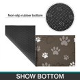 thumbnail image 6 of Brown Dog Paw Footprint Kitchen Rugs Sets Of 2,Anti Fatigue Kitchen Mat Rugs Non Slip Washable,Decorative Kitchen Floor Mats for Kitchen,Sink,Laundry,17"x30"+17"x47", 6 of 7