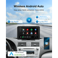 thumbnail image 3 of Asure 7" Portable Car Stereos Universal Multimedia Player with Android Auto and CarPlay Raido/BT 5.0/Navi, 3 of 8