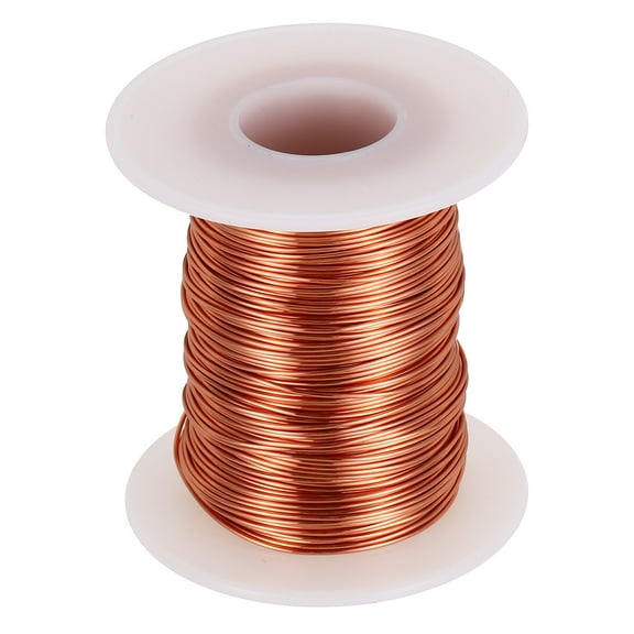 Uxcell 22 AWG Magnet Wire, 22 Gauge Enameled Copper Wire, 6 oz Magnetic Coil Wire for Transformer, Motor, Electric, 155C(311F)