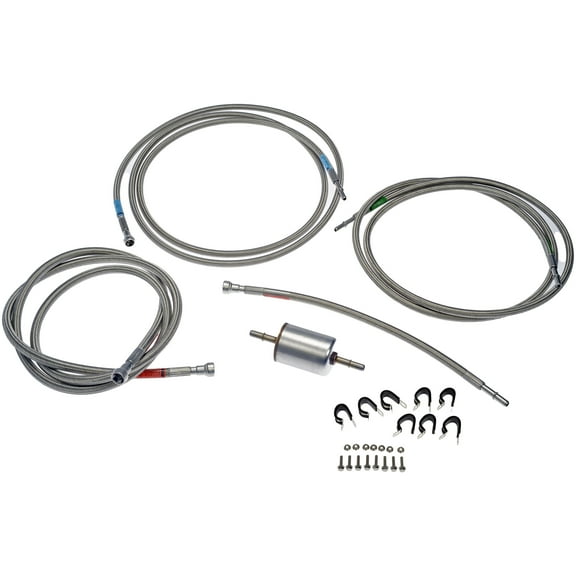 Dorman 819-840 Flexible Stainless Steel Braided Fuel Line for Specific Chevrolet / GMC Models (OE FIX)