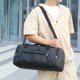 thumbnail image 1 of Bolsa De Ejercicios Bolso de fitness para hombre con asa de transporte con compartimento para zapatos y bolso de viaje con bolsillo húmedo, 1 of 9