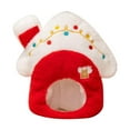 thumbnail image 1 of Gorro de peluche navideño, prenda bonita para la cabeza, suministros para fiestas de aniversario y vacaciones, 1 of 8