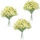 thumbnail image 1 of XmhyTop 18 piezas de gypsophila artificial en aerosol, flores falsas amarillas de tacto real para ramos de boda, centros de mesa, arreglos florales y decoraciones, 1 of 5