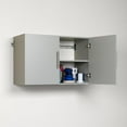 thumbnail image 2 of Prepac HangUps 24" Upper Storage Cabinet in Light Grey Laminate, 2 of 5