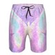 thumbnail image 3 of Balery Purple Sparkling Butterfly Traje de Baño Estilo Hawaiano para Hombre, Shorts de Secado Rápido con Bolsillos-Small, 3 of 6