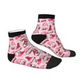 thumbnail image 3 of Bingfone Garden Gnomes Design Patterned Men'S Women'S Casual Cotton Socks, 3 of 9