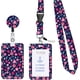 thumbnail image 1 of Porte-badge pour le cou (violet écrasé), porte-carte de cantine, porte-carte pour le cou, porte-carte pour le cou, cordon à la mode pour cartes d'identité, clés, tickets, fournitures de bureau pour l, 1 of 5