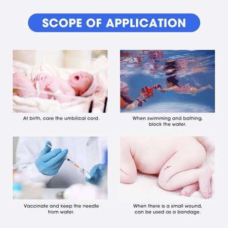 Autocollants De Nombril Bebe Lhcer Autocollant De Cordon Mbilical Naturel 10 Pieces Boite Pour Nager Pour Enfants Pour Bebe Pour Se Baigner Walmart Canada