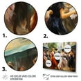 thumbnail image 3 of Designart "Dancing in the Streets of Paris I" People Floater Framed Wall Decor, 3 of 7