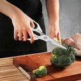 thumbnail image 3 of Kitchen Scissors Stainless Steel Multifunctional Heavy Duty Shears for Cooking Food Prep and Household Use Ergonomic Design Excellent Cutting Performance, 3 of 7