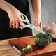 thumbnail image 4 of Tijeras de cocina de acero inoxidable resistentes y multiusos para cortar carne, aves y verduras, 4 of 8