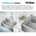 thumbnail image 7 of KRAUS Kore 24" Farmhouse Workstation 16 Gauge Single Bowl Stainless Steel Kitchen Sink with Accessories, 7 of 7