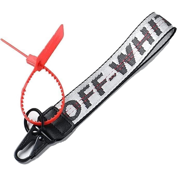 Keychain WHITE Lanyard White for Keys can Hang Key,Wallet,Jeans Decoration cute lanyard nice off