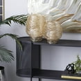 thumbnail image 3 of CosmoLiving by Cosmopolitan 2 Holder Gold Metal Tealight Decorative Candle Lantern, Set of 2, 3 of 9