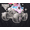 Monster Jam Black Soot, variant on Monster Jam Toddler Girls Sleeveless Graphic Romper, Sizes 12M-5T