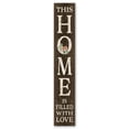 thumbnail image 2 of My Word! This Home is Filled with Love Porch Board Welcome Sign & Porch Leaner for Front Porch Deck Patio or Wall - Indoor Outdoor Farmhouse Rustic Vertical Home Decor 8"x46.5", 2 of 5