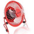thumbnail image 1 of O2COOL 4" USB Personal Desk Fan – Portable Mini Table Cooling Fan - Plugs into Computer - Adjustable 360° Tilt, Quiet,, 1 of 5
