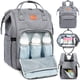 thumbnail image 1 of Mochila pañalera KeaBabies  impermeable -gris clásico, 1 of 5