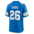 thumbnail image 3 of Men's Nike Jahmyr Gibbs Blue Detroit Lions Game Jersey, 3 of 6