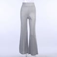 thumbnail image 1 of Pantalones deportivos de cintura alta y rectos para mujer, de pierna ancha, estilo europeo y americano, holgados y con drapeado para primavera, 1 of 6