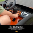 thumbnail image 6 of Track Seven 24V 2-Seater Ride on Car, Licensed Lamborghini Revuelto Electric Car with Remote Control, Music, LED Lights, Key Start, Spring Suspension, Max Speed 4.3mph, 24V Ride on Toy Car, Orange, 6 of 10