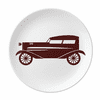 Brown Geometric Classic Cars Outline Plate Decorative Porcelain Salver Tableware Dinner Dish