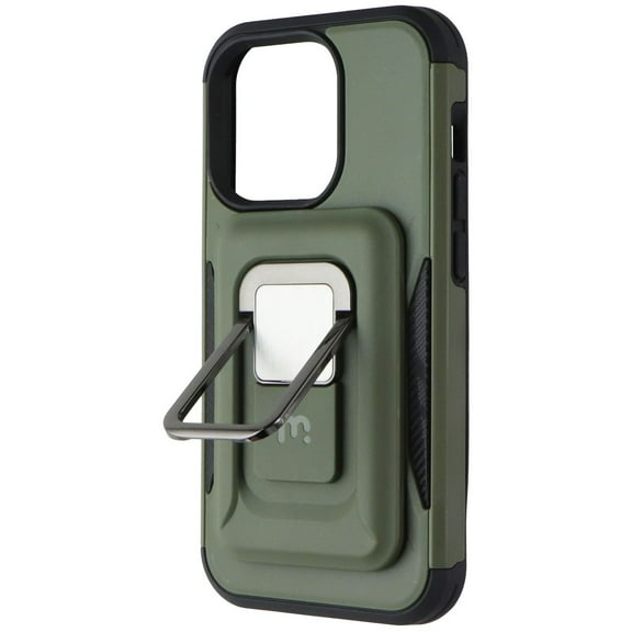 MyBat Pro Stealth Series Case with MagKick for Apple iPhone 14 Pro - Army Green