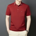 thumbnail image 2 of Men's Summer Business Breathable Sweat Absorbing Polo Shirt, 2 of 9