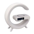 thumbnail image 3 of Altavoz Bluetooth, luz nocturna LED, carga inalámbrica, despertador inteligente con amanecer, lámpara ambiental para dormitorio y mesita de noche., 3 of 14