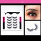 thumbnail image 1 of Juego de pestañas magnéticas, 3/5 pares, pestañas postizas magnéticas de larga duración, delineador de ojos con pinzas, Kit de maquillaje de pestañas gruesas de volumen hola suerte  unisex, 1 of 2