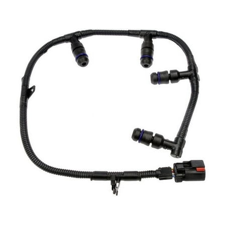 Left Diesel Glow Plug Wiring Harness - Compatible with 2004 - 2005 Ford Excursion 6.0L V8 Diesel
