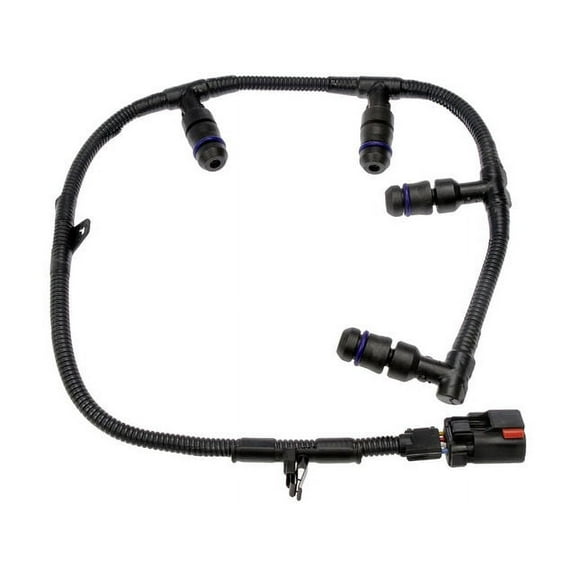 Left Diesel Glow Plug Wiring Harness - Compatible with 2004 - 2005 Ford Excursion 6.0L V8 Diesel
