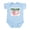 Sky Blue, variant on CafePress - Italian Girls Rule Infant Bodysuit - Baby Light Bodysuit, Size Newborn - 24 Months