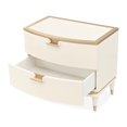 thumbnail image 6 of La Terrazza Large 2-Drawer Nightstand - Creamy Pearl, 6 of 12